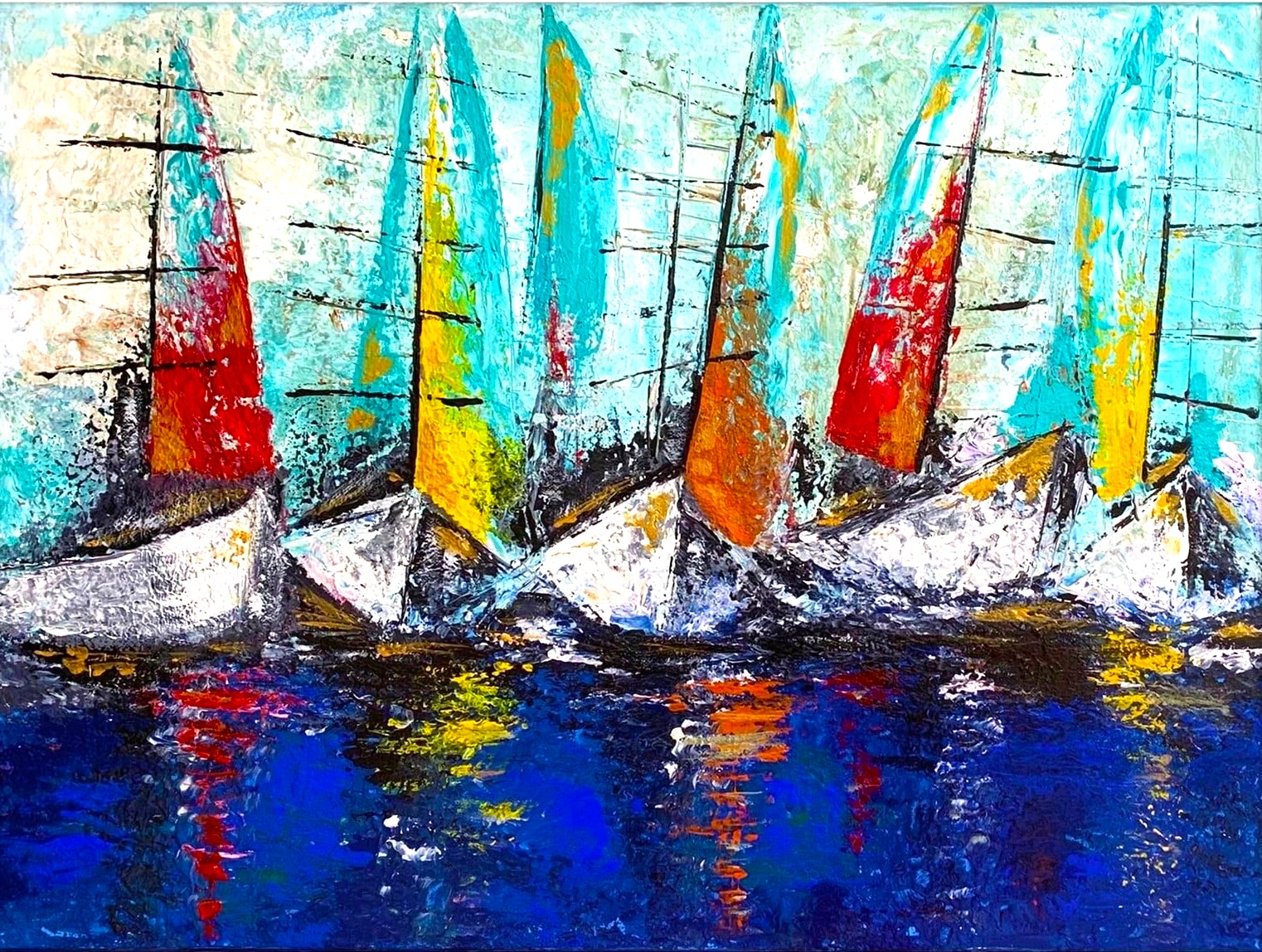 Sailing in Blue